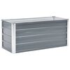 vidaXL Raised Bed | Grey | Galvanised steel | 100x40x45 cm | Raised Bed