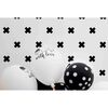 Noordwand Wallpaper Fabulous World Cross White and Black