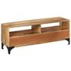vidaXL TV Stand Mango Wood 120x35x45 cm