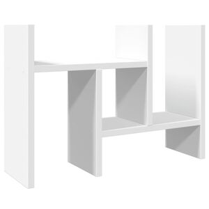 vidaXL Desk Organiser White 34.5 x 15.5 x 35.5 cm Engineered Wood