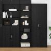 vidaXL Cabinet Black Oak 50 x 41 x 185 cm Engineered Wood