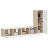 vidaXL TV Cabinet Set Wall-mounted 3 pcs Sonoma Oak Engineered Wood