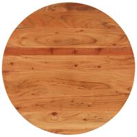vidaXL Table Top Ø70x2.5 cm Round Solid Wood Acacia