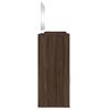 vidaXL 4 Piece Dressing Table Set Brown Oak Engineered Wood