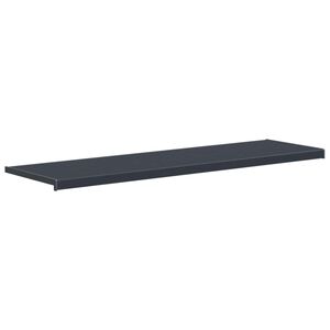 vidaXL Window Sill Anthracite with wood grain 160 x 40 x 4.5 cm PVC