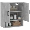 vidaXL Wall Cabinet Concrete Grey 60x31x70 cm Engineered Wood