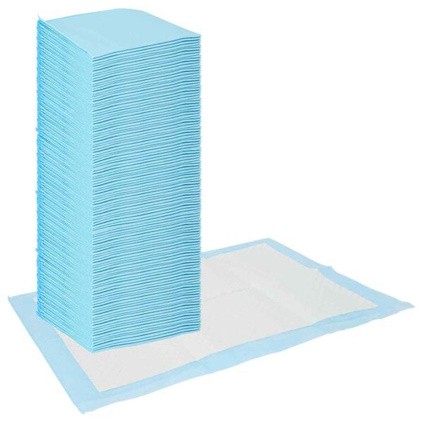 vidaXL Non-woven Fabric Pet Training Pad 400 pcs Blue and White