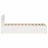 vidaXL Bed Frame without Mattress White 160x200 cm Solid Wood Pine