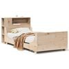 vidaXL Bed Frame without Mattress 100x200 cm Solid Wood Pine