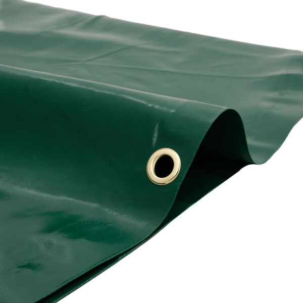 vidaXL Tarpaulin Green Ø 2 m 650 g/m²