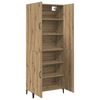 vidaXL Highboard 2 pcs Artisan Oak Engineered Wood