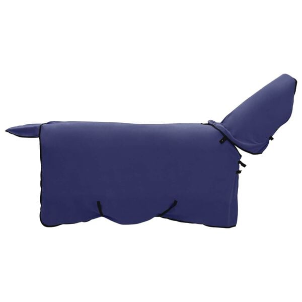vidaXL Horse Blanket Navy Blue Polyester
