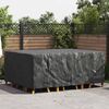 vidaXL Furniture Cover Plain Black 240 x 190 x 90 cm 420D