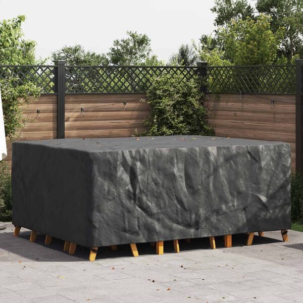 vidaXL Furniture Cover Plain Black 240 x 190 x 90 cm 420D