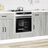 vidaXL Oven Cabinet Kalmar Grey Sonoma Engineered Wood