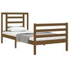 vidaXL Bed Frame without Mattress Honey Brown 90x200 cm Solid Wood