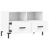vidaXL TV Cabinet White 80x36x50 cm Engineered Wood