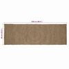 vidaXL Area Rugs Rectangular Grey 60 x 250 cm Jute