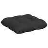 vidaXL Seat Cushions 4 pcs Black 40 x 40 cm Microfibre Fabric