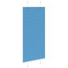 vidaXL Pleated Blind Blue 65x100 cm Fabric Width 64.4 cm Polyester