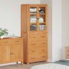 vidaXL Storage Furniture Set with Drawer Brown Engineered wood