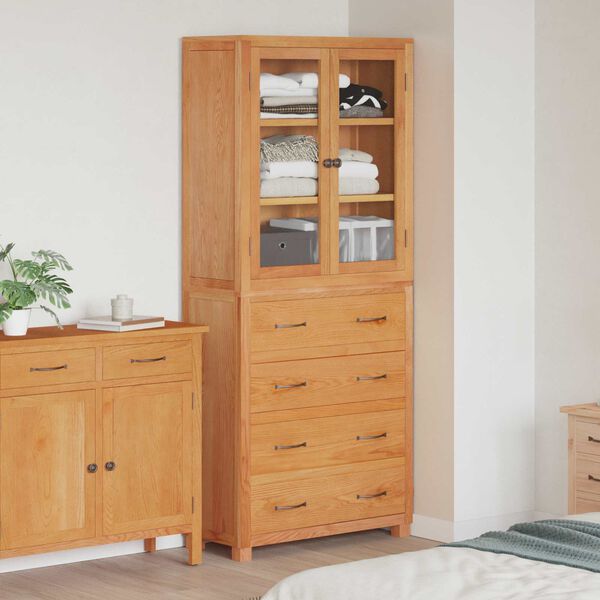 vidaXL Storage Furniture Set with Drawer Brown Engineered wood