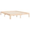 vidaXL Bed Frame without Mattress King Size Solid Wood Pine