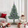 vidaXL Artificial Christmas Tree Snow Flocked with LED Light 150 cm