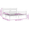 vidaXL Bed Frame without Mattress 200x200 cm Solid Wood