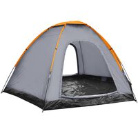 vidaXL 6-person Tent Grey