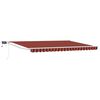 vidaXL Manual Retractable Awning with LEDs 4.5 x 3 m