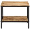 vidaXL Coffee Table 55x55x45 cm Solid Rough Wood Mango