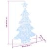 vidaXL Christmas Tree with 100 LEDs Cold white 120 cm Acrylic