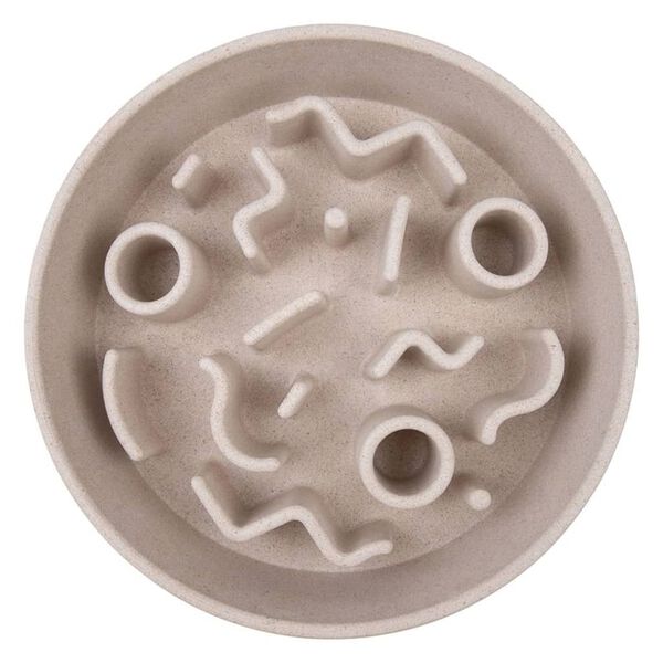 DISTRICT70 Slow Feeder for Dogs Bamboo 21 cm Merengue