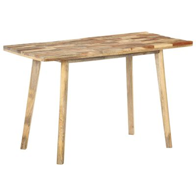 vidaXL Dining Table 120x60x75 cm Rough Mango Wood