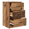 vidaXL Bedside Cabinet Old wood 38 x 38 x 66 cm Engineered wood