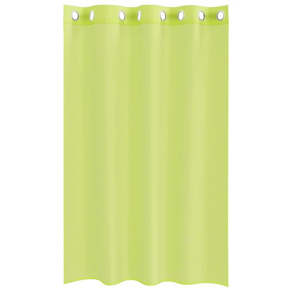 vidaXL Voile Curtains with Grommets 2 pcs Apple Green 140x175 cm
