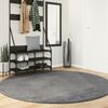 vidaXL Rug HUARTE Short Pile Soft and Washable Anthracite Ø 200 cm