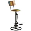 vidaXL Bar Stools 2 pcs Solid Wood Reclaimed