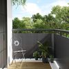 vidaXL Balcony Screen Anthracite 600x100 cm Poly Rattan