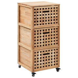 vidaXL Bathroom Cabinet 41x41x91 cm Solid Walnut Wood