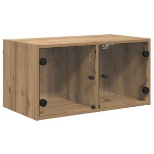 vidaXL Wall Cabinet Artisan Oak 68 x 37 x 35 cm Engineered Wood