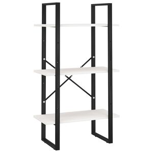 vidaXL Storage Shelf White 60x30x105 cm Solid Pine Wood