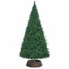 vidaXL Christmas Tree Collar Black 105 x 105 x 28 cm Water hyacinth
