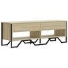 vidaXL TV Cabinet Sonoma Oak 122x34x41 cm Engineered Wood