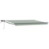 vidaXL Manual Retractable Awning with LEDs 4.5 x 3 m