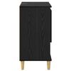 vidaXL Sideboards 2 pcs Black Oak 60 x 35 x 70 cm Engineered Wood