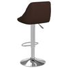 vidaXL Bar Stools 2 pcs Brown Faux Leather