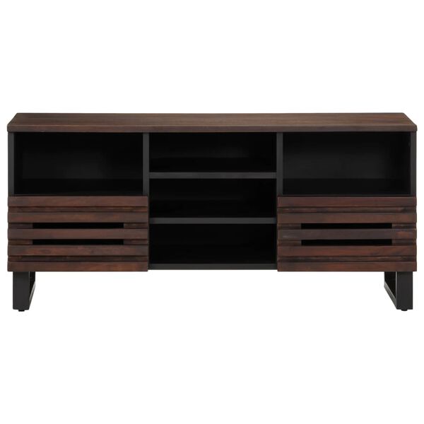 vidaXL TV Cabinet Brown 100x34x46 cm Solid Wood Mango