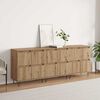 vidaXL Sideboards 3 pcs Artisan oak 180 x 35 x 70 cm Engineered wood